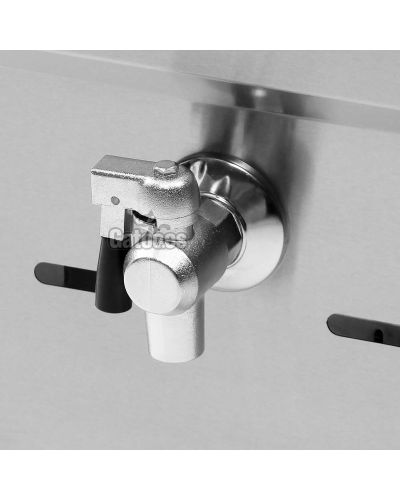 Freidora de Gas 17 litros Malka FGS17 - Válvula de vaciado Freidora de Gas 17 litros Malka FGS17 - Válvula de vaciado