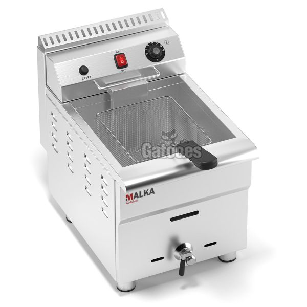 Vista superior de Freidora de Gas 17 litros Malka FGS17