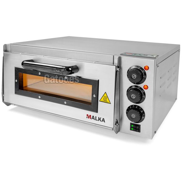Horno Pizza 38 cm. Malka HPS11 cerrado