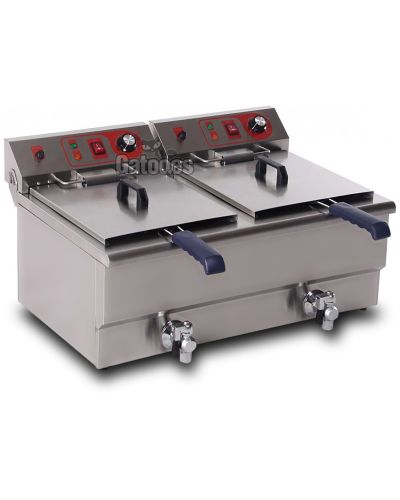 Freidora 14+14 litros Eltron