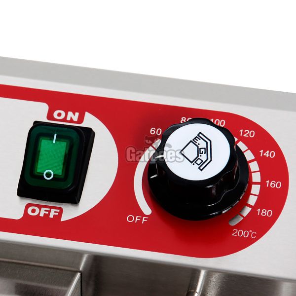 Mandos de la Freidora 14+14 litros Eltron