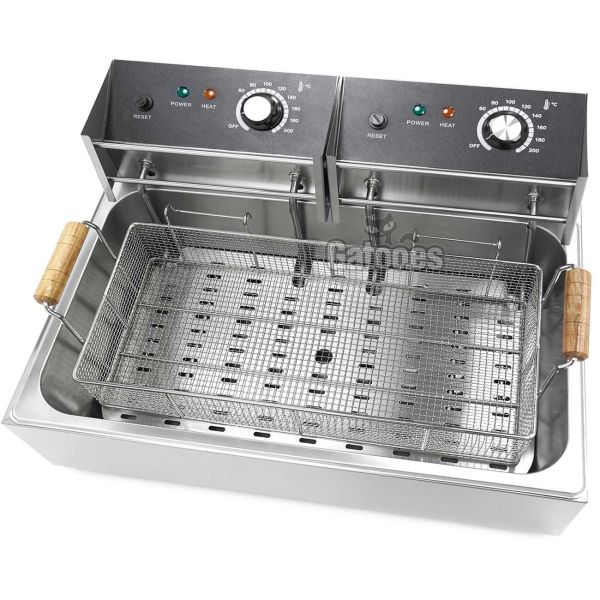 Freidora Profesional 15 litros con un depósito - Resistencias