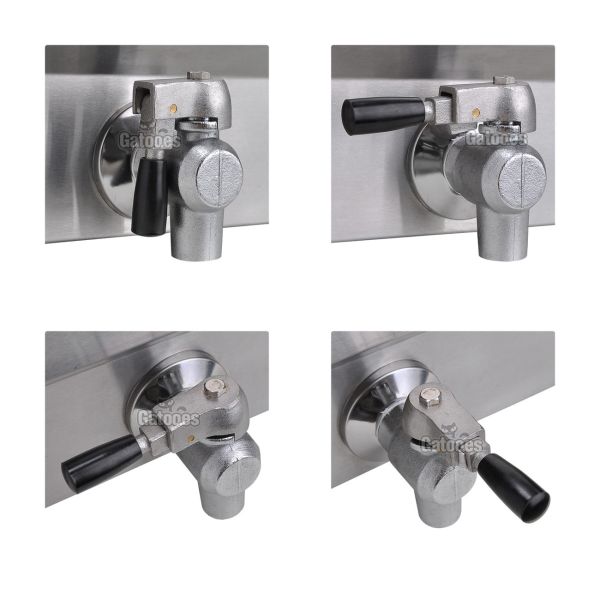 Freidora Profesional Eléctrica 14 litros - Válvulas