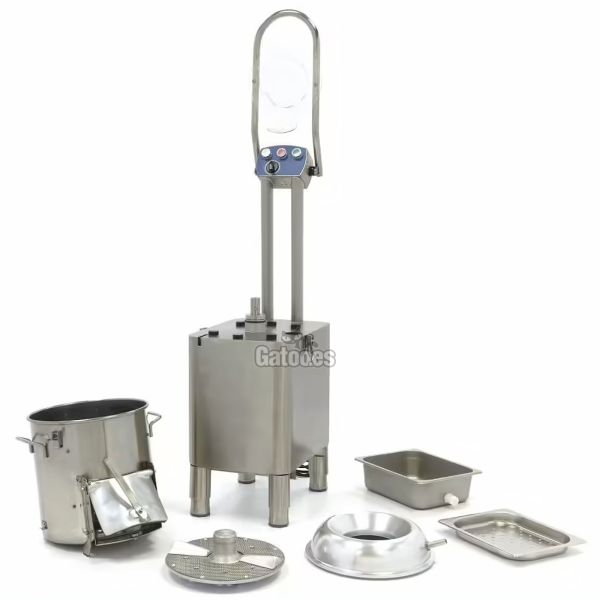 Despiece del Pelador de Patatas Industrial para 15 Kg. PTX15. Con temporizador.