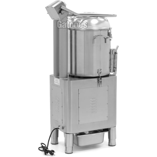 Pelador de Patatas Industrial para 15 Kg. PTX15. Con temporizador. Posterior.