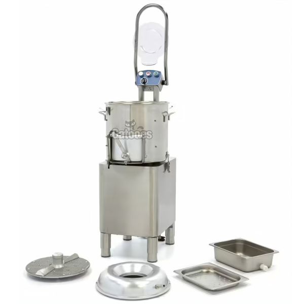 Despiece del Pelador de Patatas Industrial para 20 Kg. PTX20. Con temporizador.