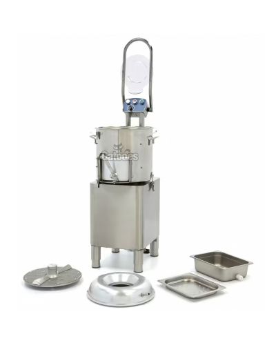 Despiece del Pelador de Patatas Industrial para 20 Kg. PTX20. Con temporizador.