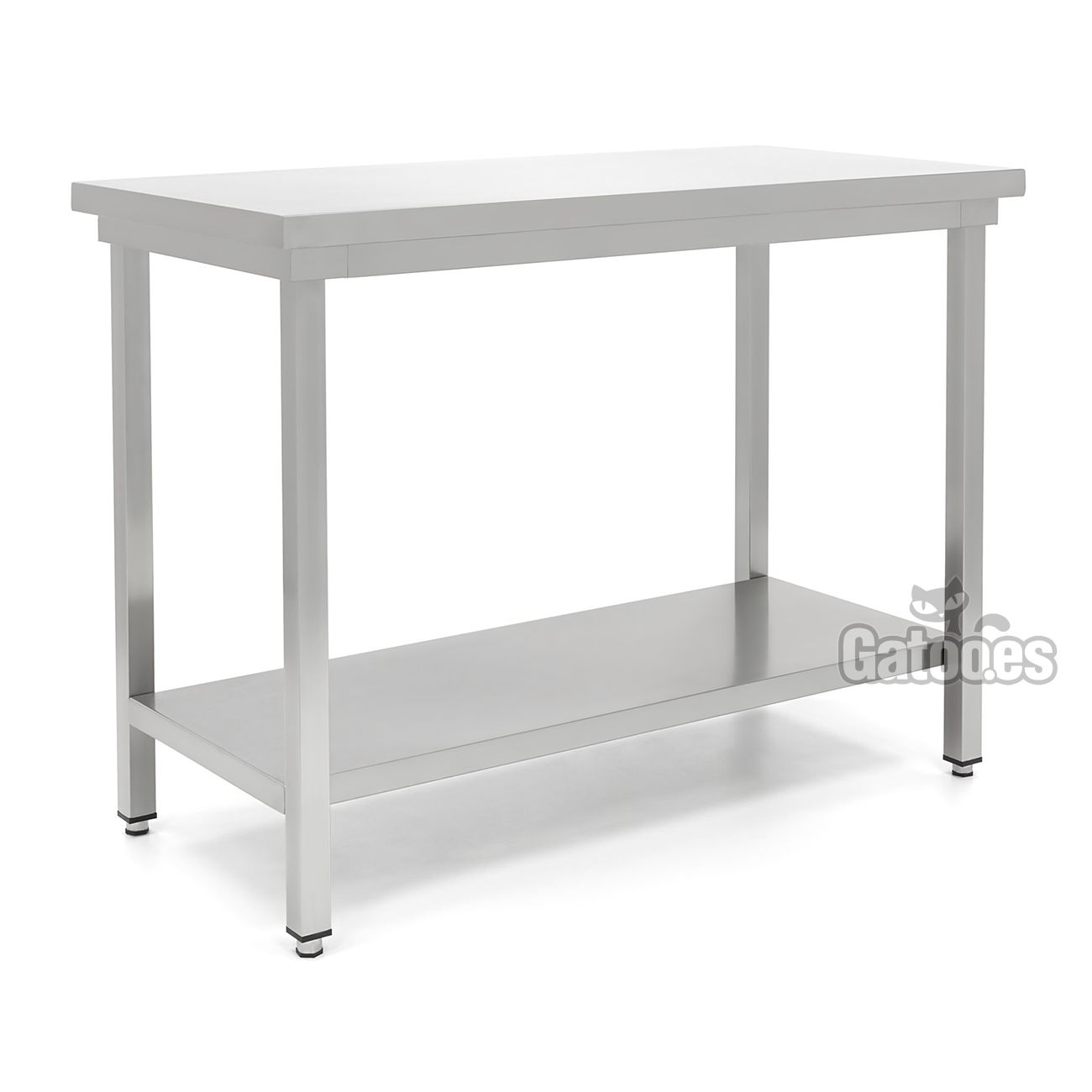 Mesas de Trabajo Inox Centrales 600. Ancho 60 cm. a 200 cm.