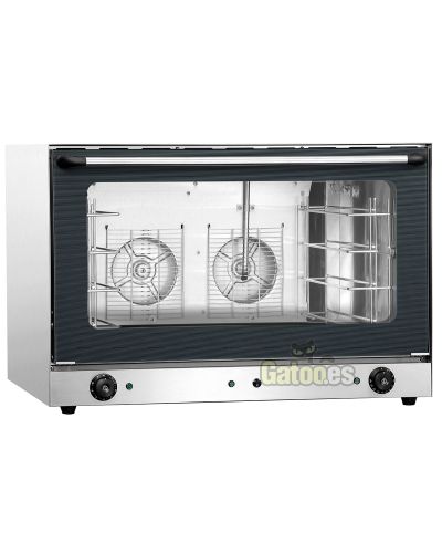 Horno eléctrico Convección 116 litros. Con 4 bandejas de 60x40. Con Vapor.