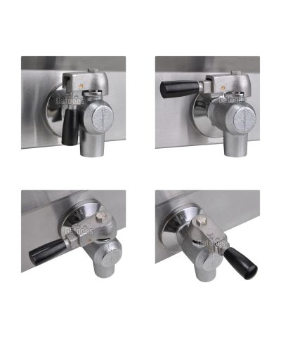 Freidora Profesional Eléctrica 12 litros - Válvulas