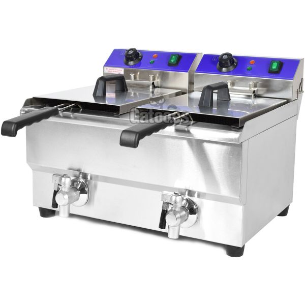 Freidora industrial 16 + 16 Litros