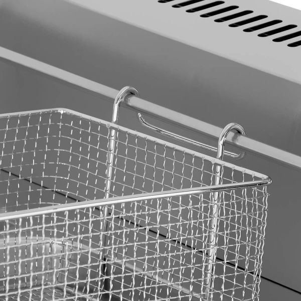 Agarre cesta Freidora a Gas Profesional doble 34 Litros (17+17) Malka (OUTLET Reacondicionado)