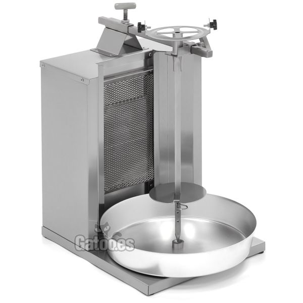 Asador de Kebab a Gas. 1 Quemador.
