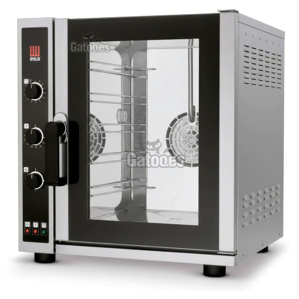 Horno de Cocina profesional de 5 bandejas gastronorm 35x33 con vapor. EKA