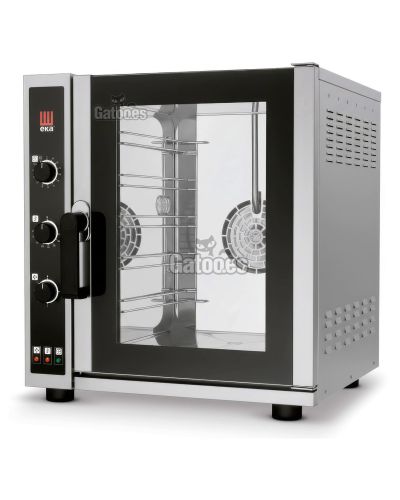 Horno de Cocina profesional de 5 bandejas gastronorm 35x33 con vapor. EKA